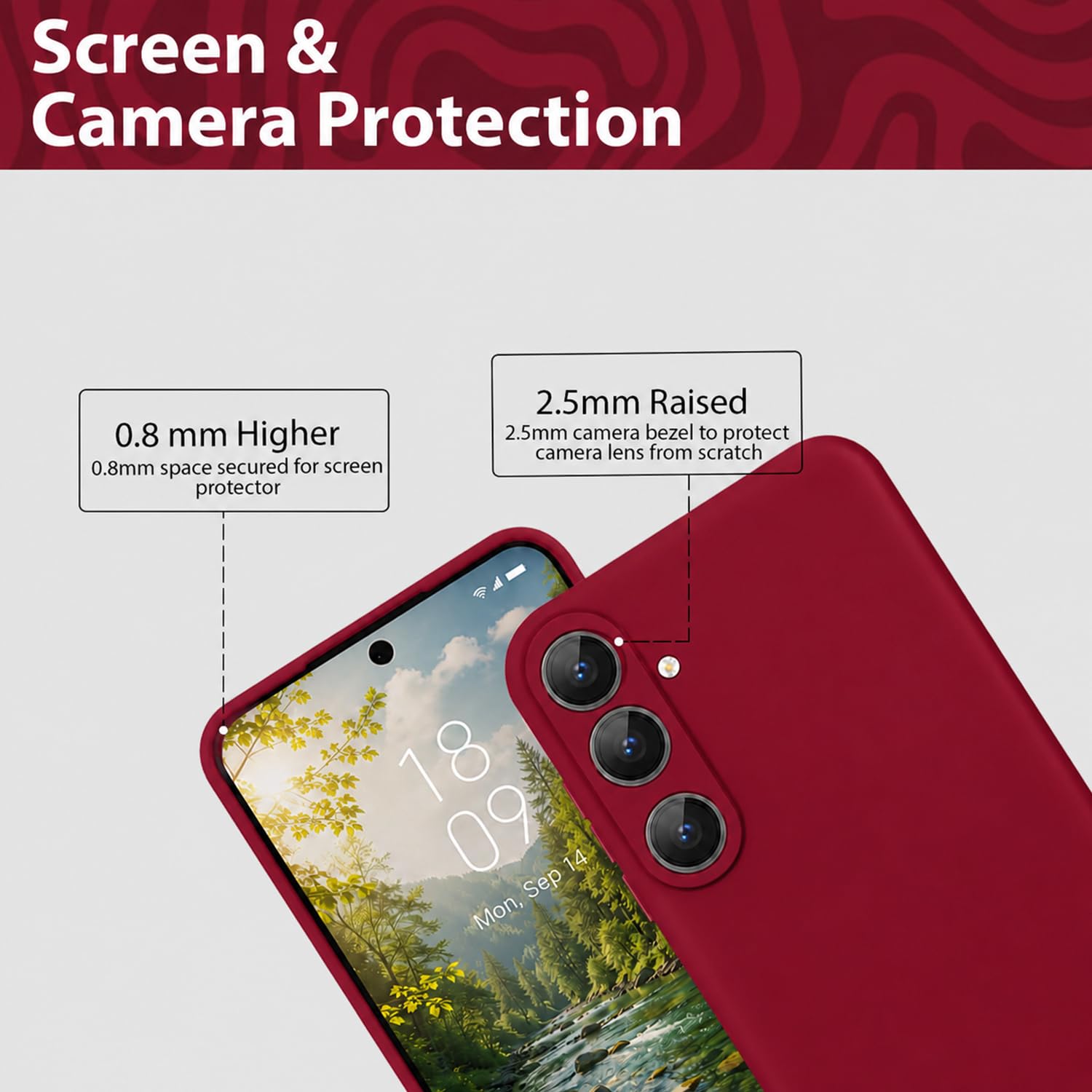 Samsung Galaxy A36/A56 Silicone Case - Shockproof & Soft Touch -3 Samsung Galaxy A36/A56 Silicone Case - Shockproof & Soft Touch -3