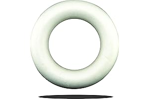 Foam Wreath Form 12 Inch: Crafting Convenience for Impressive Creations