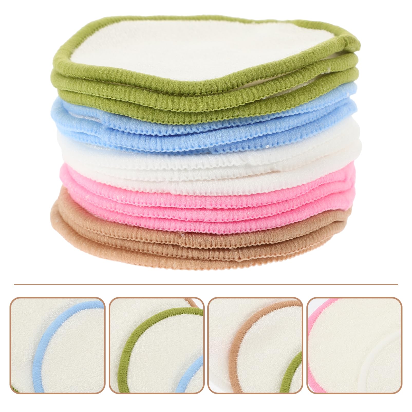 Healvian 75stücke Wiederverwendbare Abschminkpads Waschbare Gesichtsreinigungspads Sanfte Peeling-pads Für Effektive Make-up-entfernung Und Hautpflege