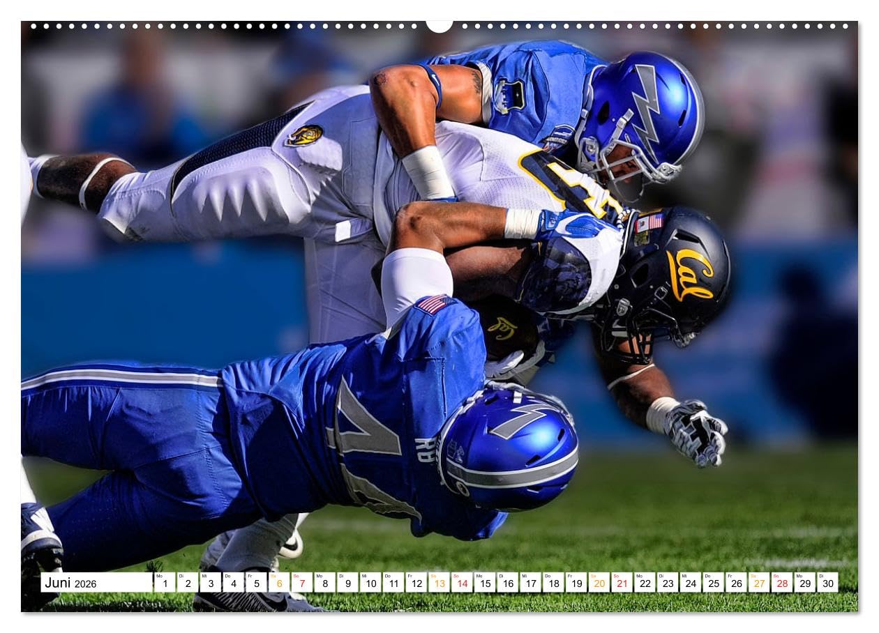 American Football - mein Sport (Wandkalender 2026 DIN A2 quer), CALVENDO Monatskalender: American Football, faszinierender Teamsport. (CALVENDO Sport)