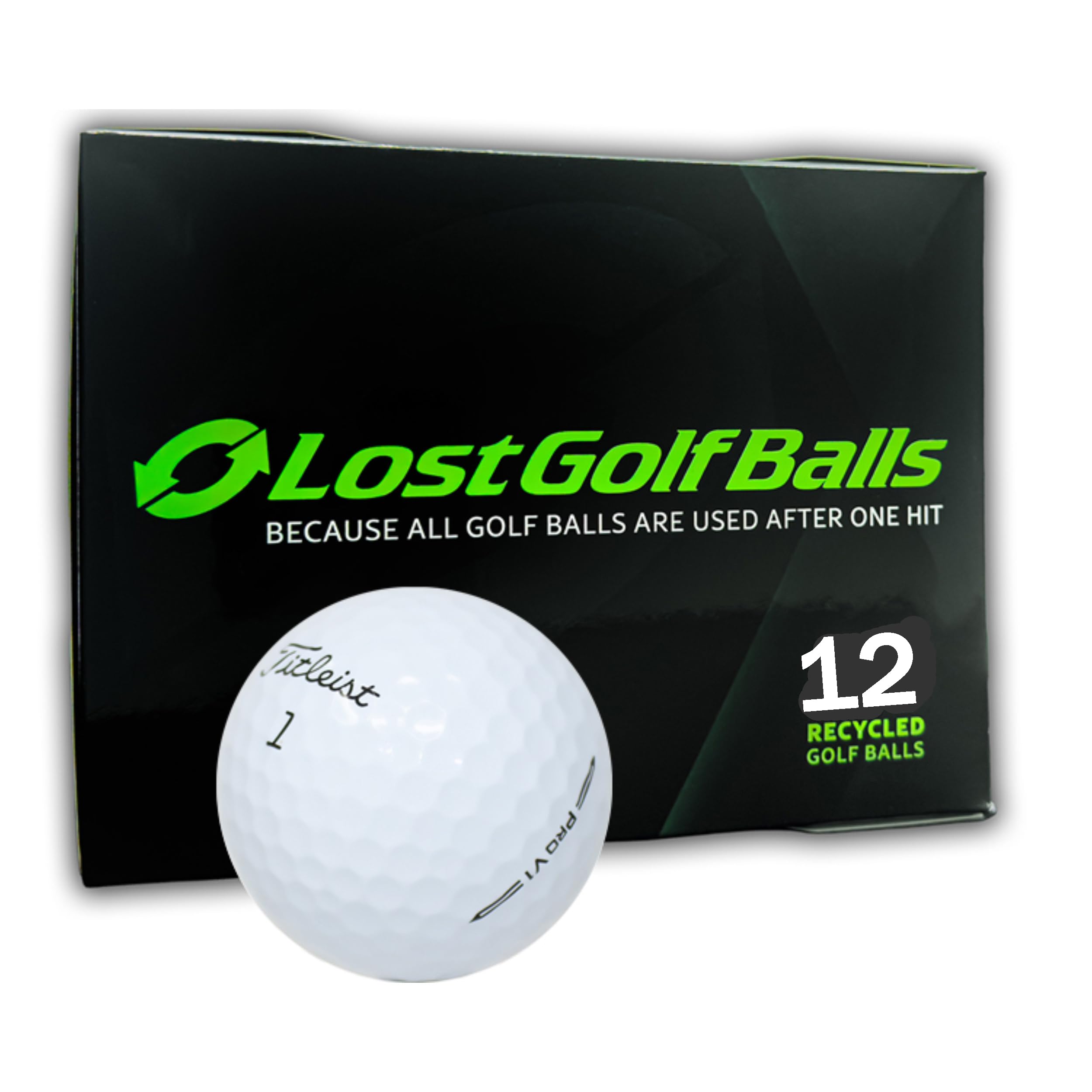 Pro V1 2023 Model Refinished Golf Balls – 12 Pack – Tour-Level Distance, Soft Feel, and Control – Premium Refinished Quality
