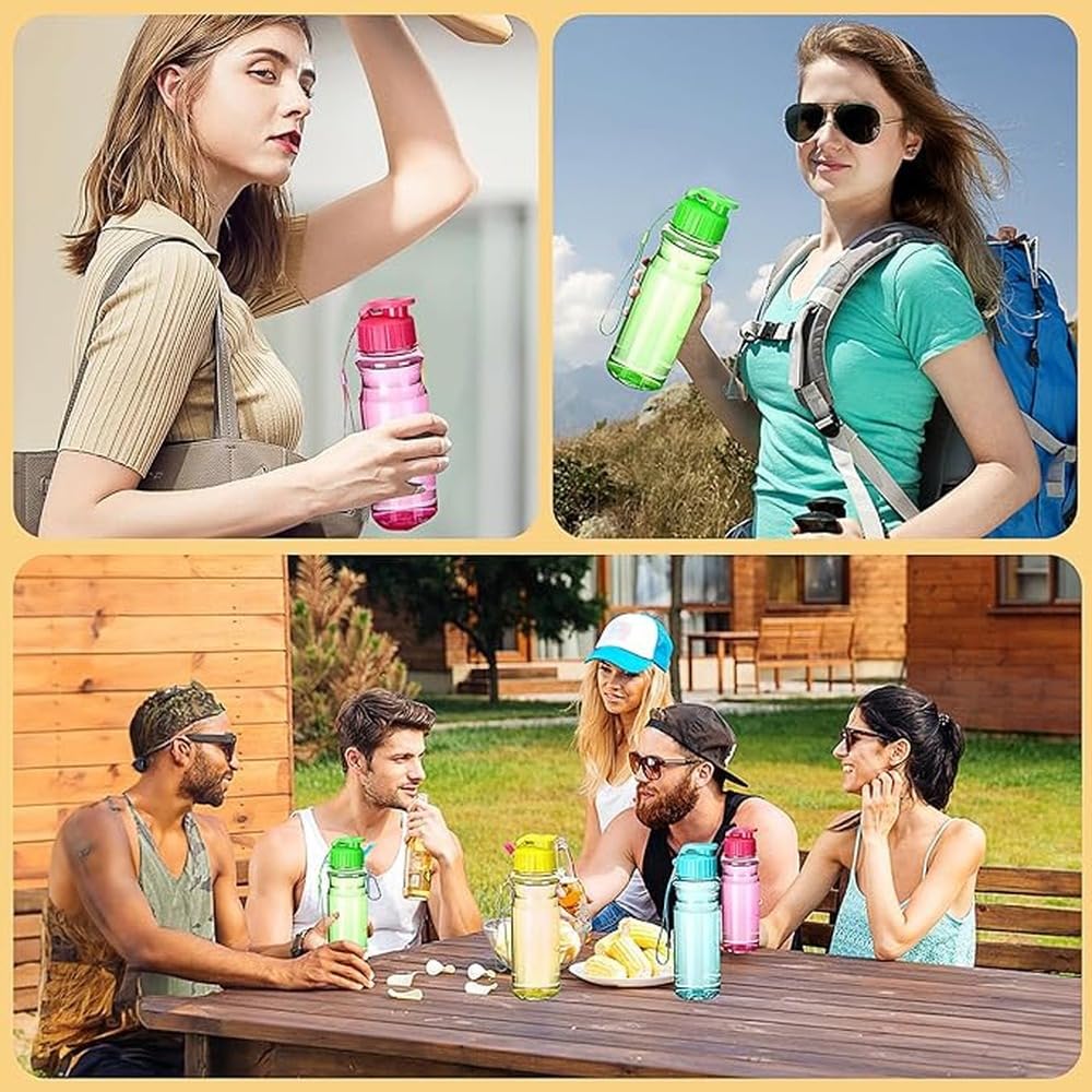 Borraccia sfusa Bottiglie d'acqua per bambini sfusa Grande capacità | pezzi disponibili in più colori Rosso Blu Giallo Verde Bottiglie per bambini 4 Top