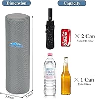 Vista 2 de Bolsa térmica de golf aislada, funda térmica portátil para camping, unisex, suave, impermeable, para bebidas, agua embotellada, paraguas