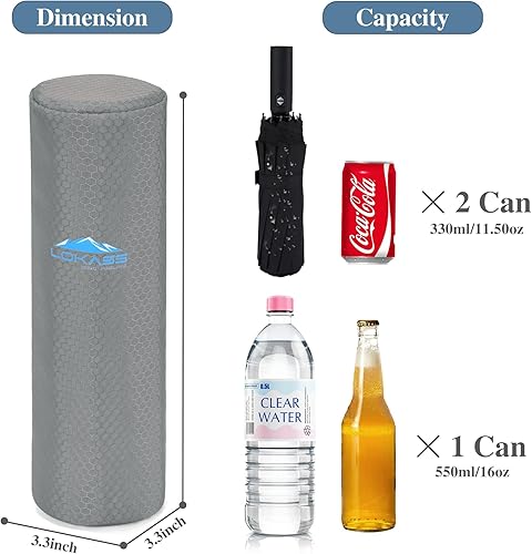 Miniatura 2 de Bolsa térmica de golf aislada, funda térmica portátil para camping, unisex, suave, impermeable, para bebidas, agua embotellada, paraguas, para