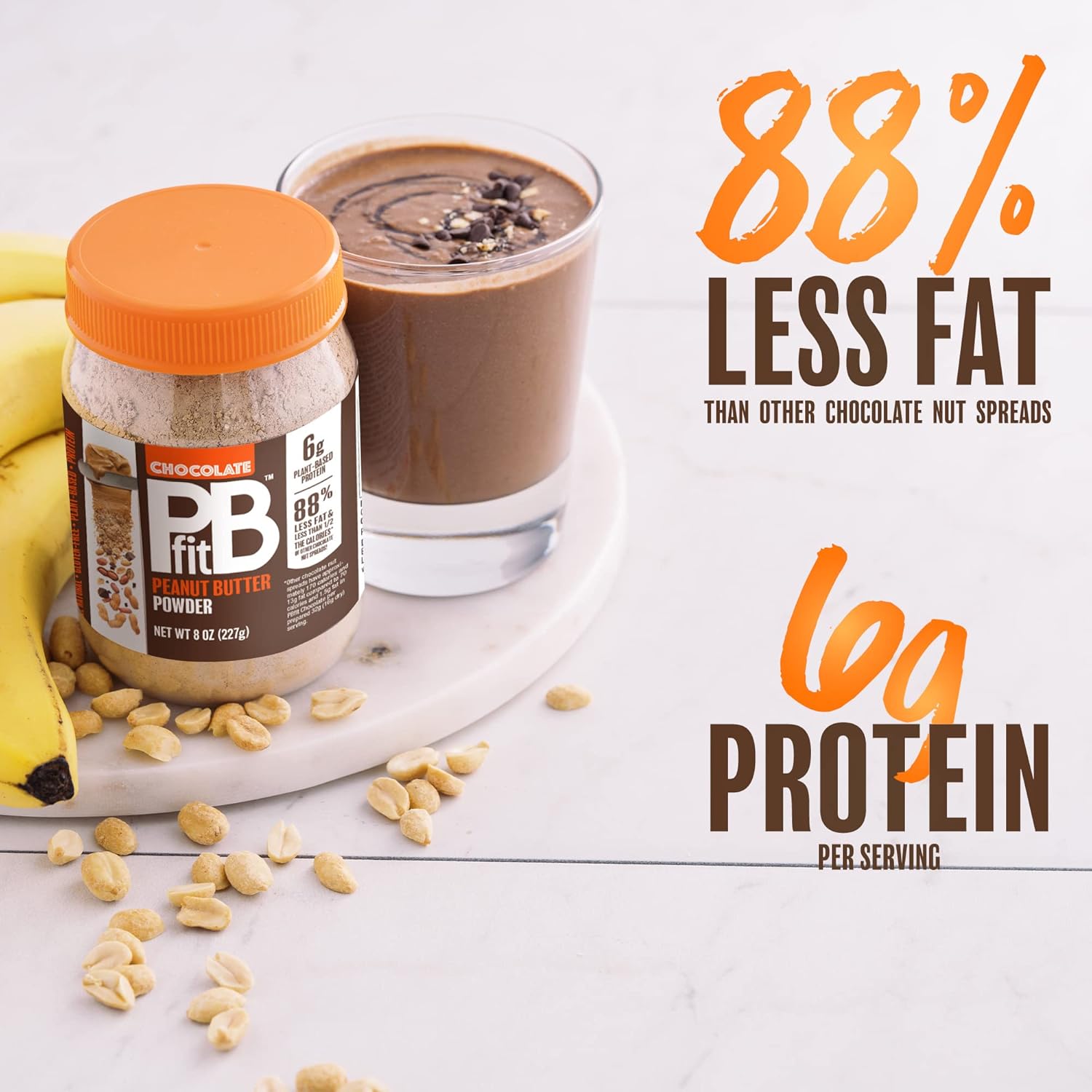 AllNatural Chocolate Peanut Butter Powder 8 Oz Trinidad and Tobago