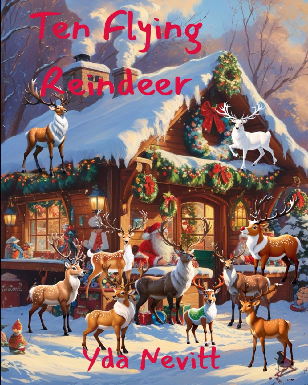 Ten Flying Reindeer (Children's counting books)