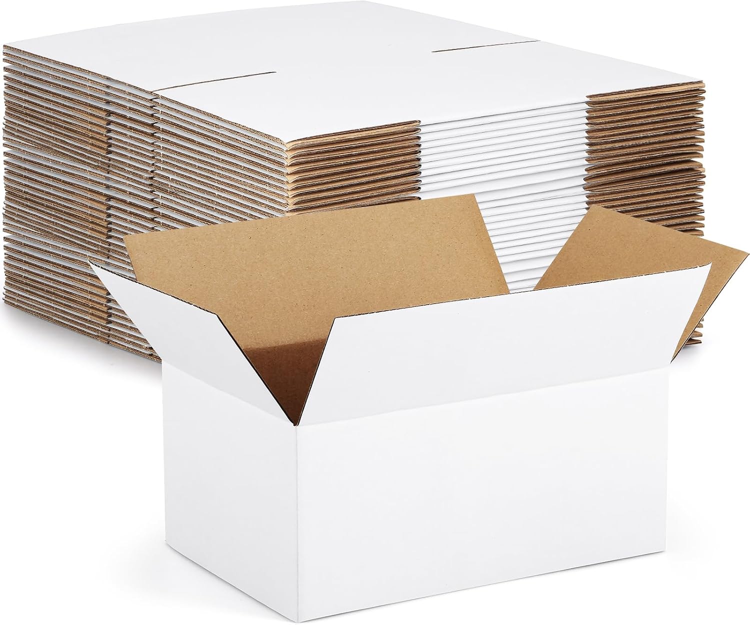 (similar)eupako 9x6x4-small-shipping-boxes-30-pack-white-corrugated-box-mailers, cardboard boxes for packaging small business, mailing 9x6x4 inches (30 pack) white