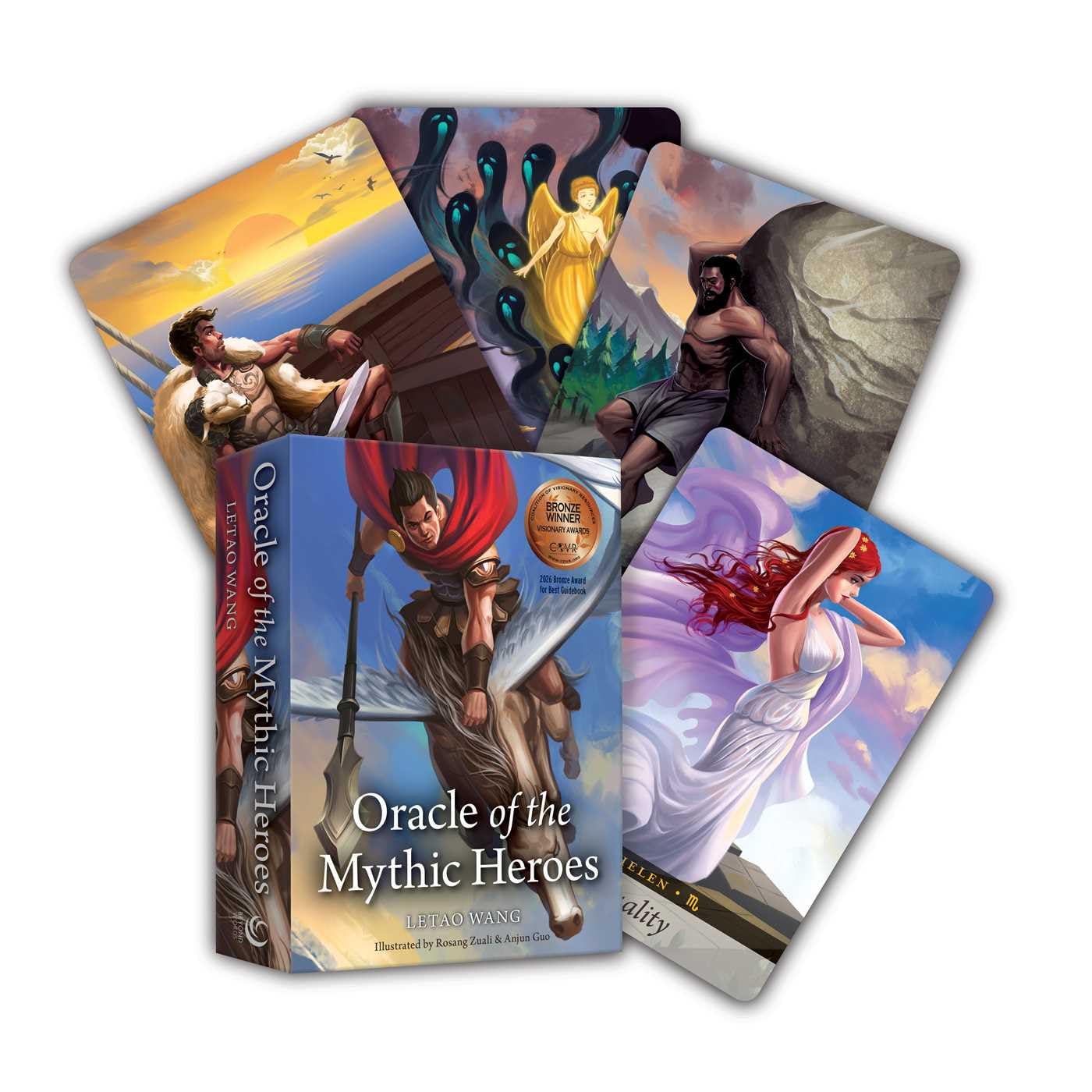 Oracle of the Mythic Heroes: 40 cards & 256pp guidebook: A 40-Card Deck and Guidebook