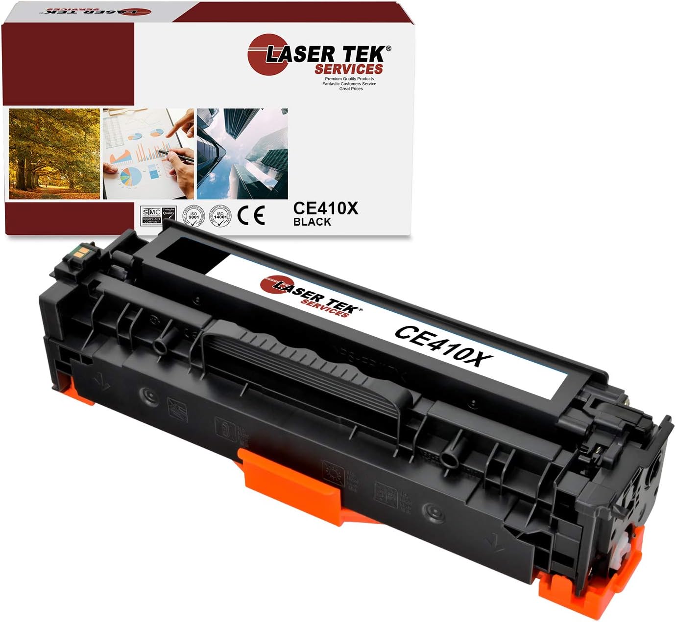 Laser Tek Services Compatible High Yield Toner Cartridge Replacement for HP 305X CE410X Works with HP LaserJet Pro M451dn M451dw M451nw Printers (Black, 1 Pack) - 4,000 Pages