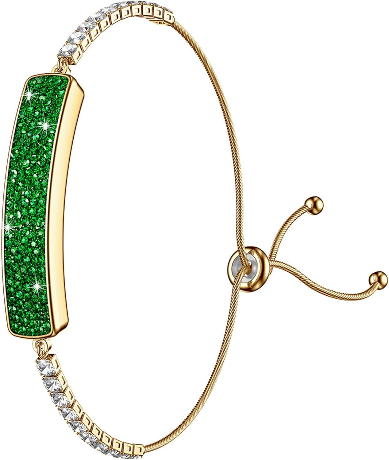 Smart Bracelet Fitness Tracker for Women Screen-Free Elegant Jewelry Design 24/7 Heart Rate & Sleep Monitor Cycle Tracker IP68 Waterproof Activity Tracker with Step Counter Calorie Distance App Sync