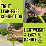 Flexzilla Garden Hose with SwivelGrip, 5/8" X 75', Heavy Duty, Lightweight, Drinking Water Safe-HFZG575YWS