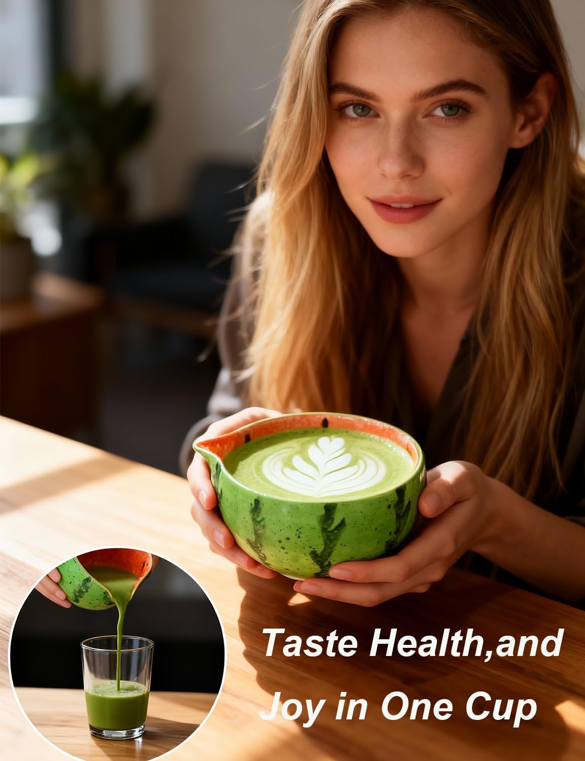 Matcha Set, 9 Pcs Lotus Matcha Bowl Set,18oz Ceramic Chawan with Whisk (Chasen), Holder, Sifter, Wooden Tea Needle, Complete Japanese Matcha Making Kit, Cute Gifts for Women & Tea Lovers (Red)