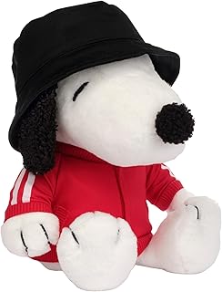 Lambs & Ivy Hip Hop Snoopy Plush Dog Stuffed Animal Toy with Hat & Track Jacket
