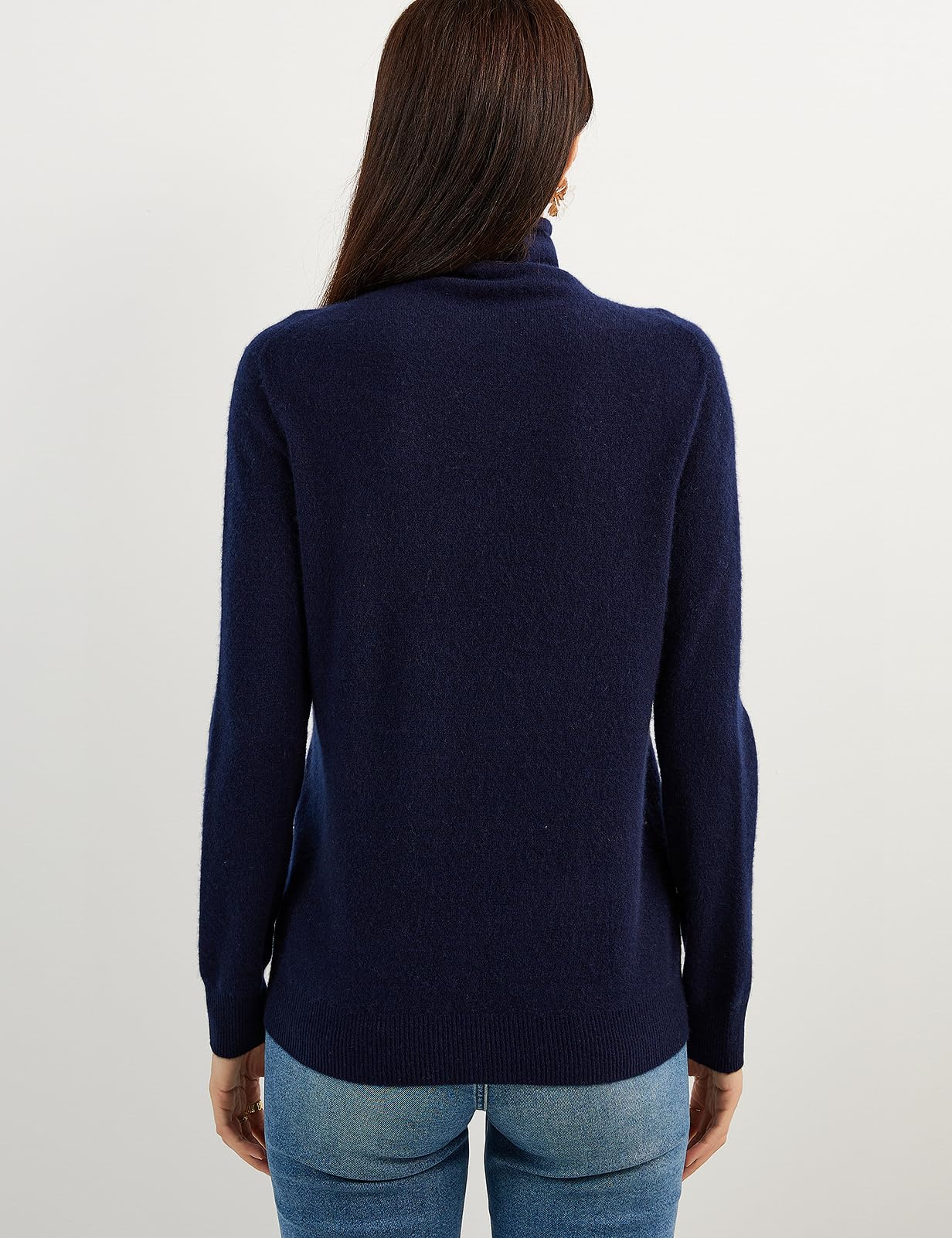 Chanyarn 100% Reiner Kaschmir Damen Pullover Rollkragen Langarm Warm Weich 2025 Herbst Winter Strickpullover