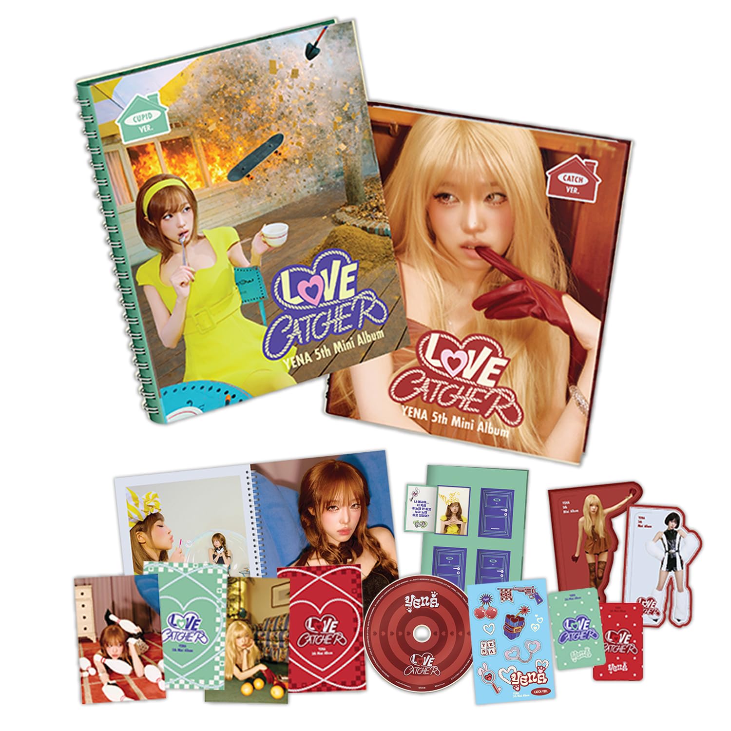 LOVE CATCHER 5th Mini Album (Random Ver.) Photobook + CD-R +