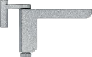 ABUS Türschließer 2603 für leichte Innentüren – geeignet für DIN links und rechts schließende Zimmertüren – ohne Bohren, ohne Schrauben – Silber