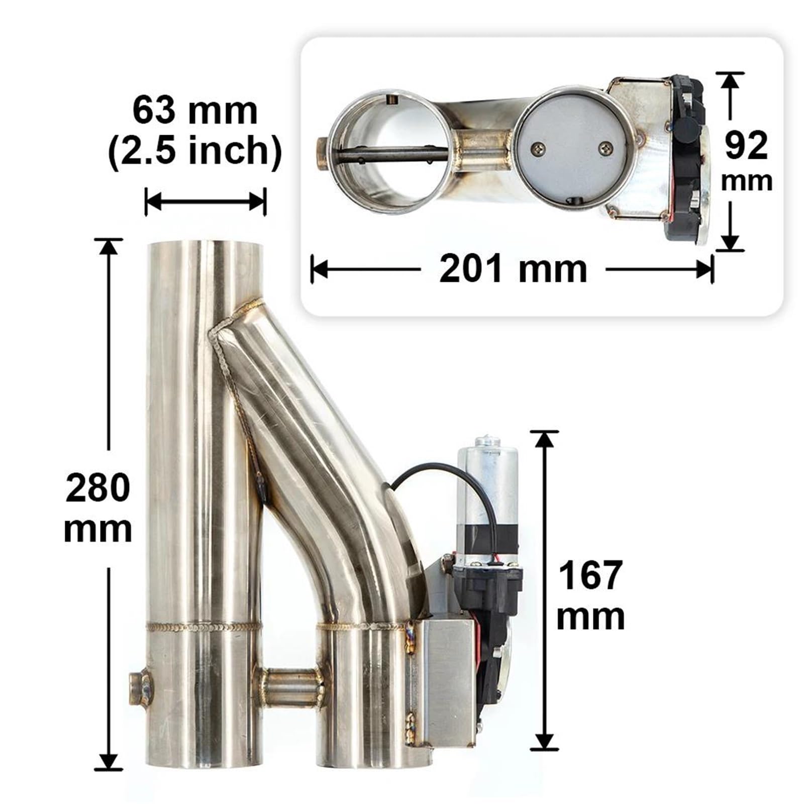 Échappement Électrique Universel Embout Echappement