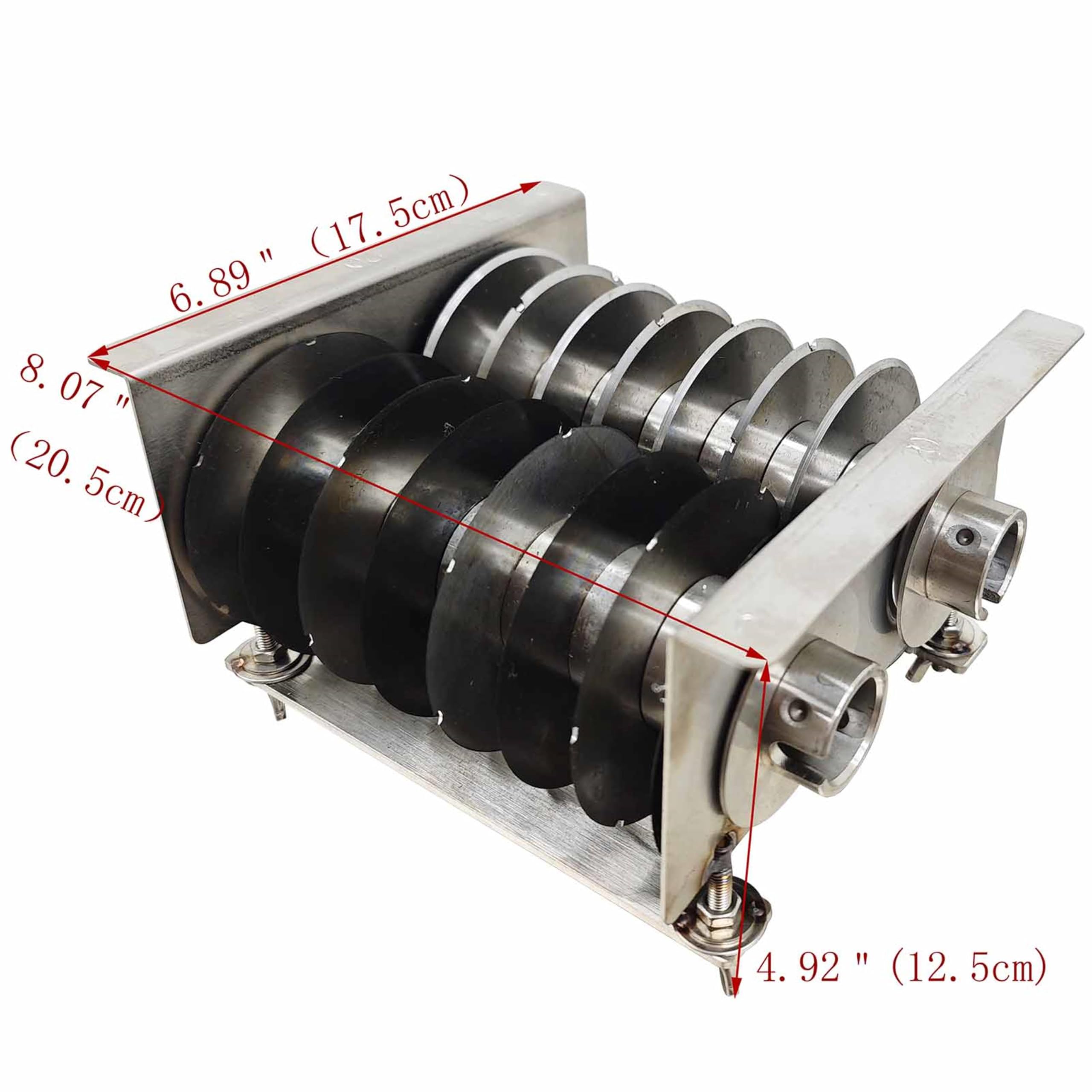 THUXEON 0.79inches/20mm Blade for Electric Food Slicer,110V Stainless Steel Blade for Commercial Slicer, Adjustable Thickness for Meat, Work for the Thickness Meat of 0.1-0.98inches/2.5-25mm