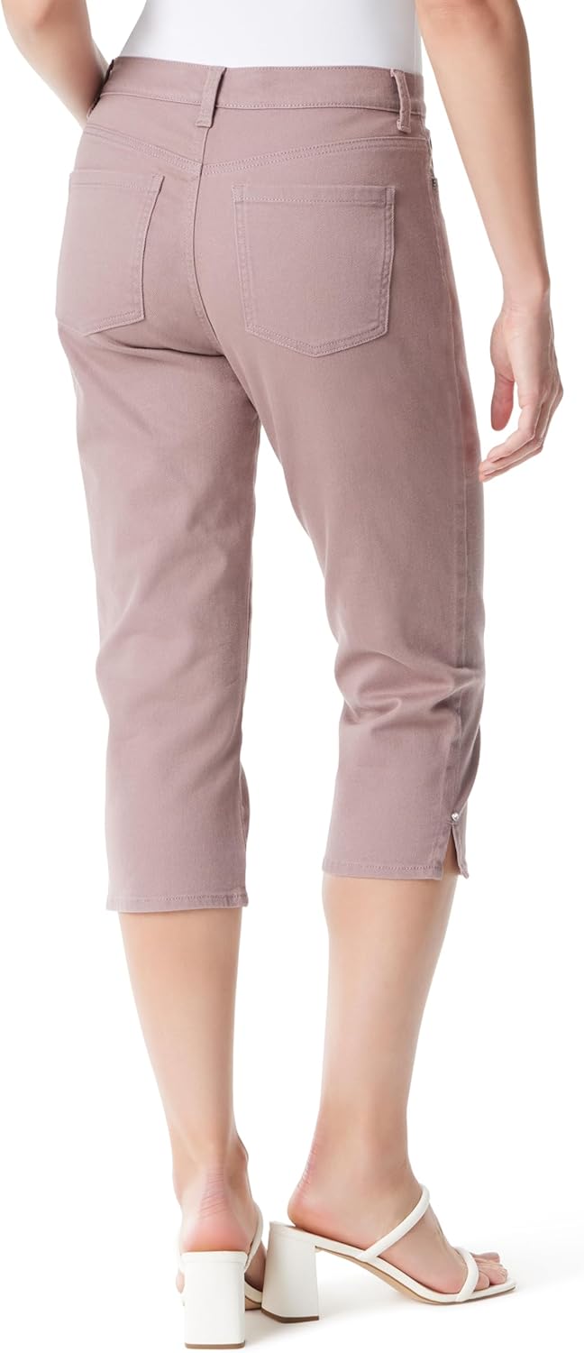 Gloria Vanderbilt Womens Amanda Capri with High Rise Straight Standard - Image 3
