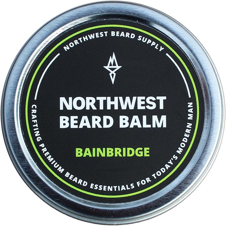 Bainbridge Beard Balm (2oz) – Forest pine & cedar wood scent (with essential oils), shea butter, coconut oil, and bees wax.