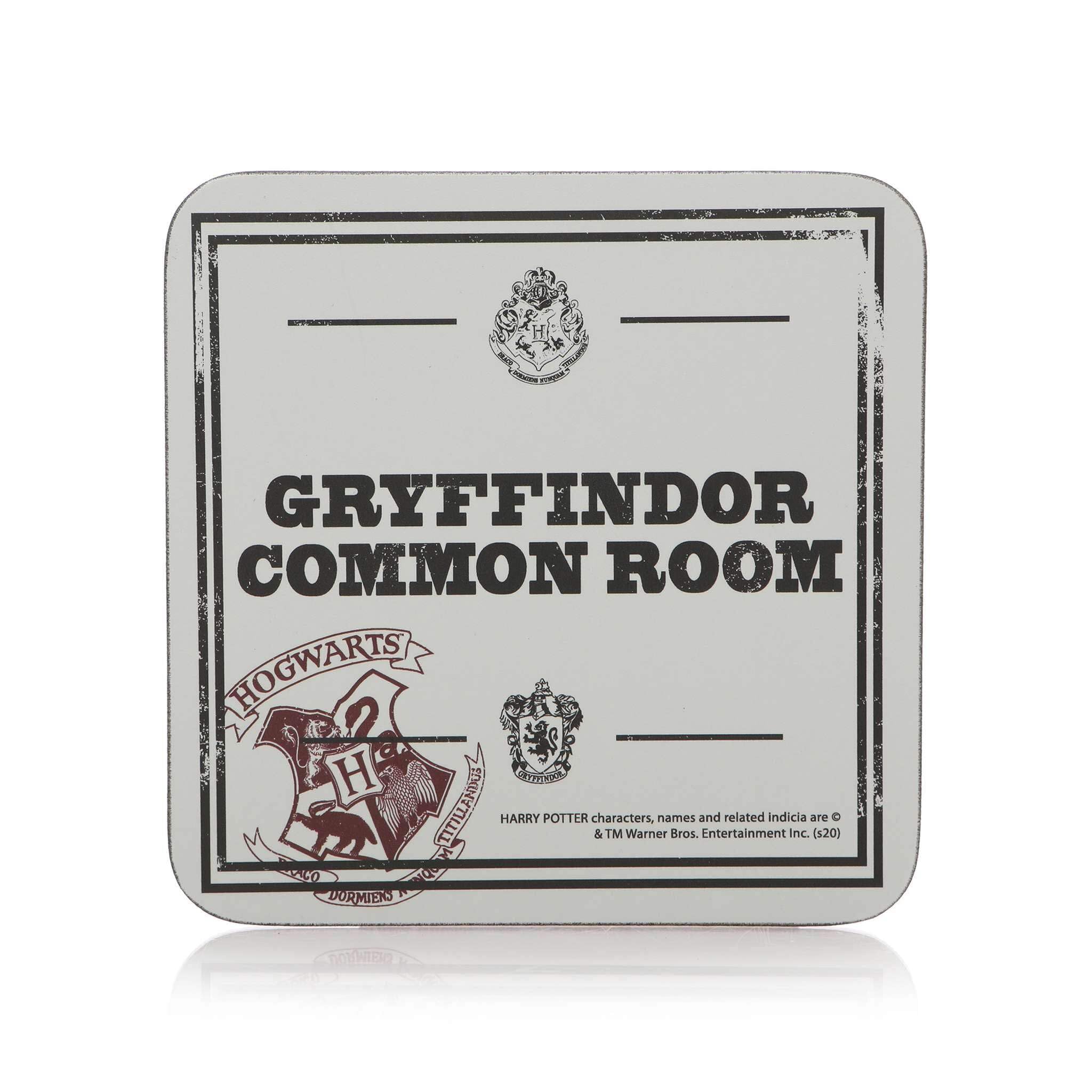 Harry Potter Coaster Gryffindor Common Room Hogwarts FSC Paper and Cork Backed