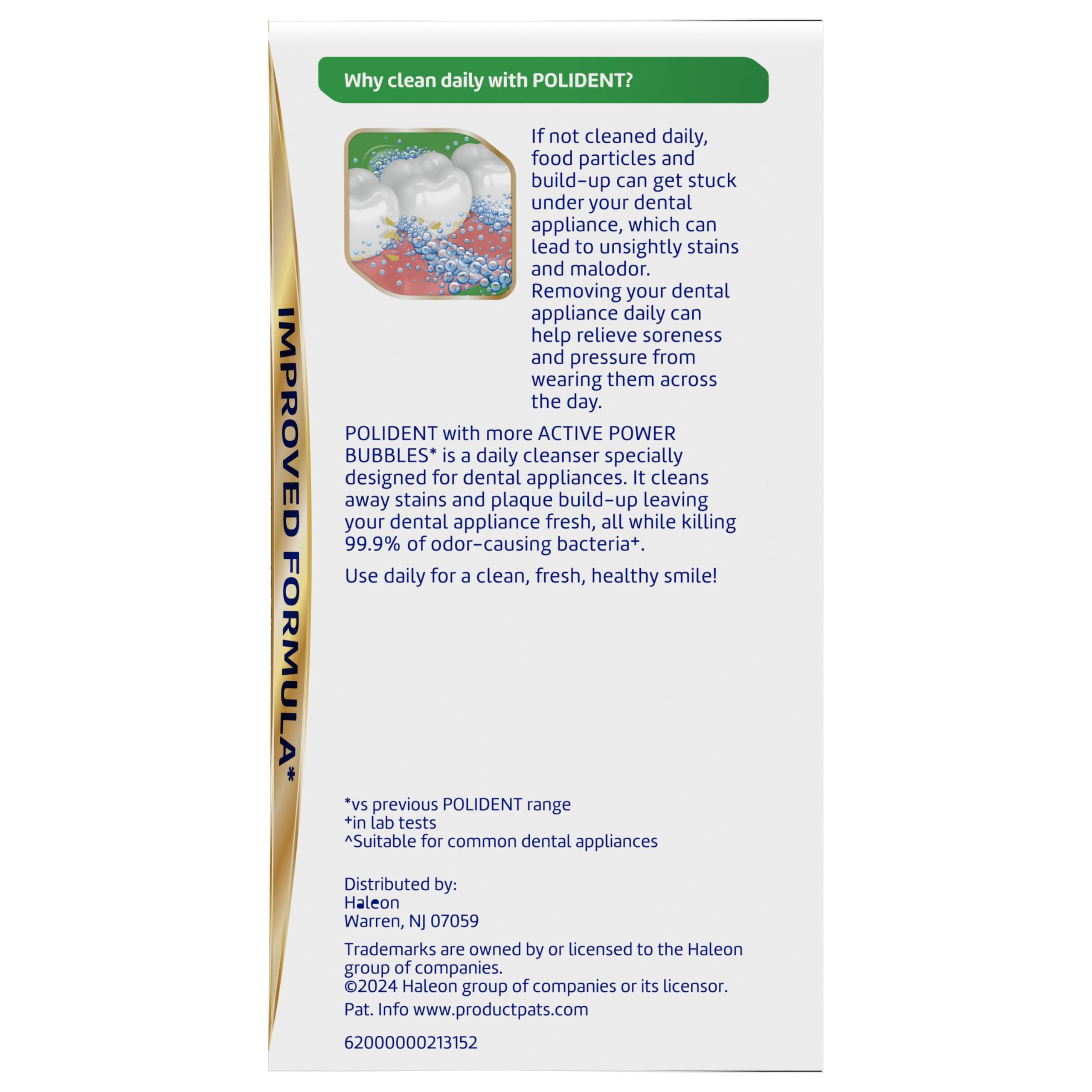 Polident Dental Cleanser - 90 Tablets -13