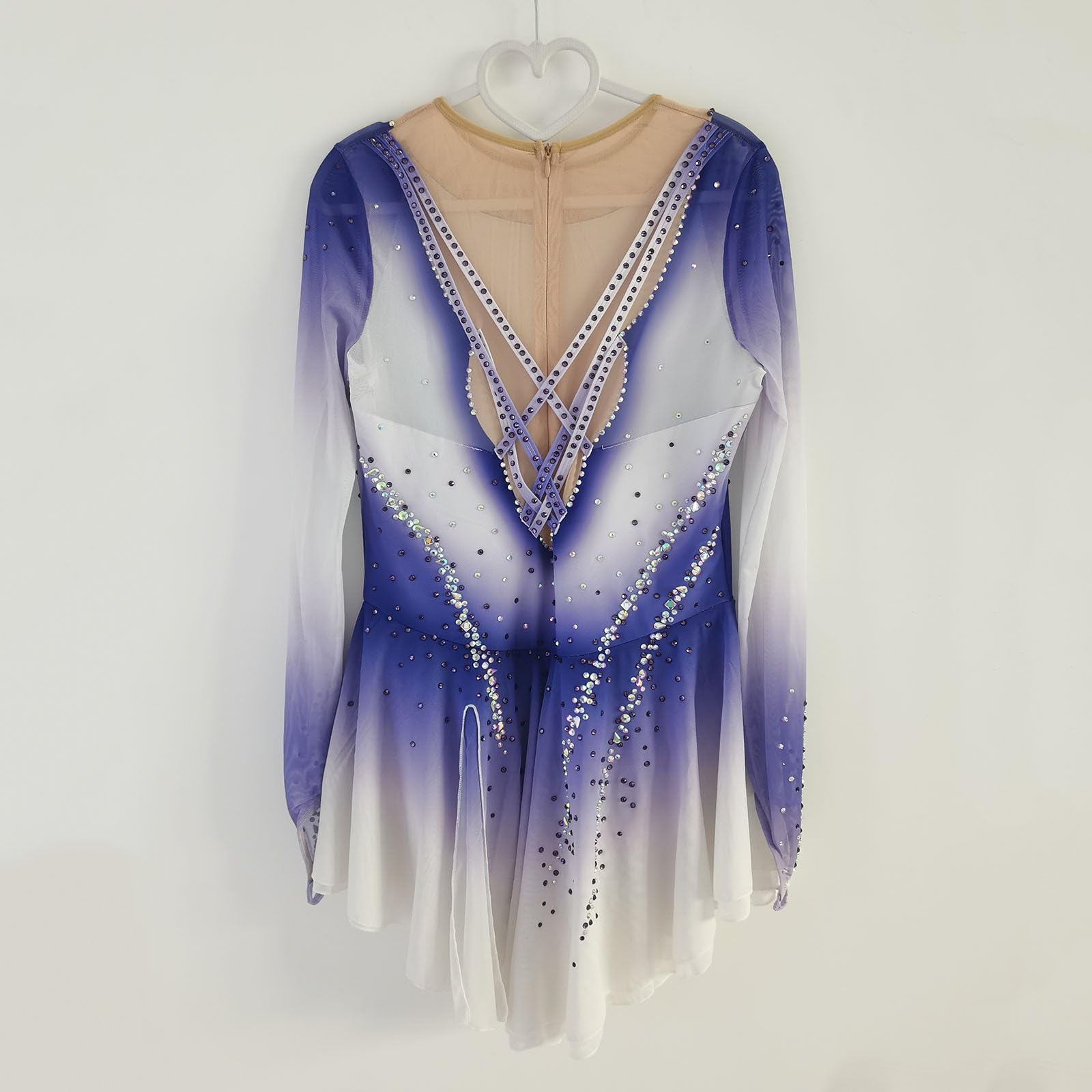 LIUHUO Eiskunstlauf-Kleid für Mädchen, Erwachsene und Kinder, Wettkampf-Performance