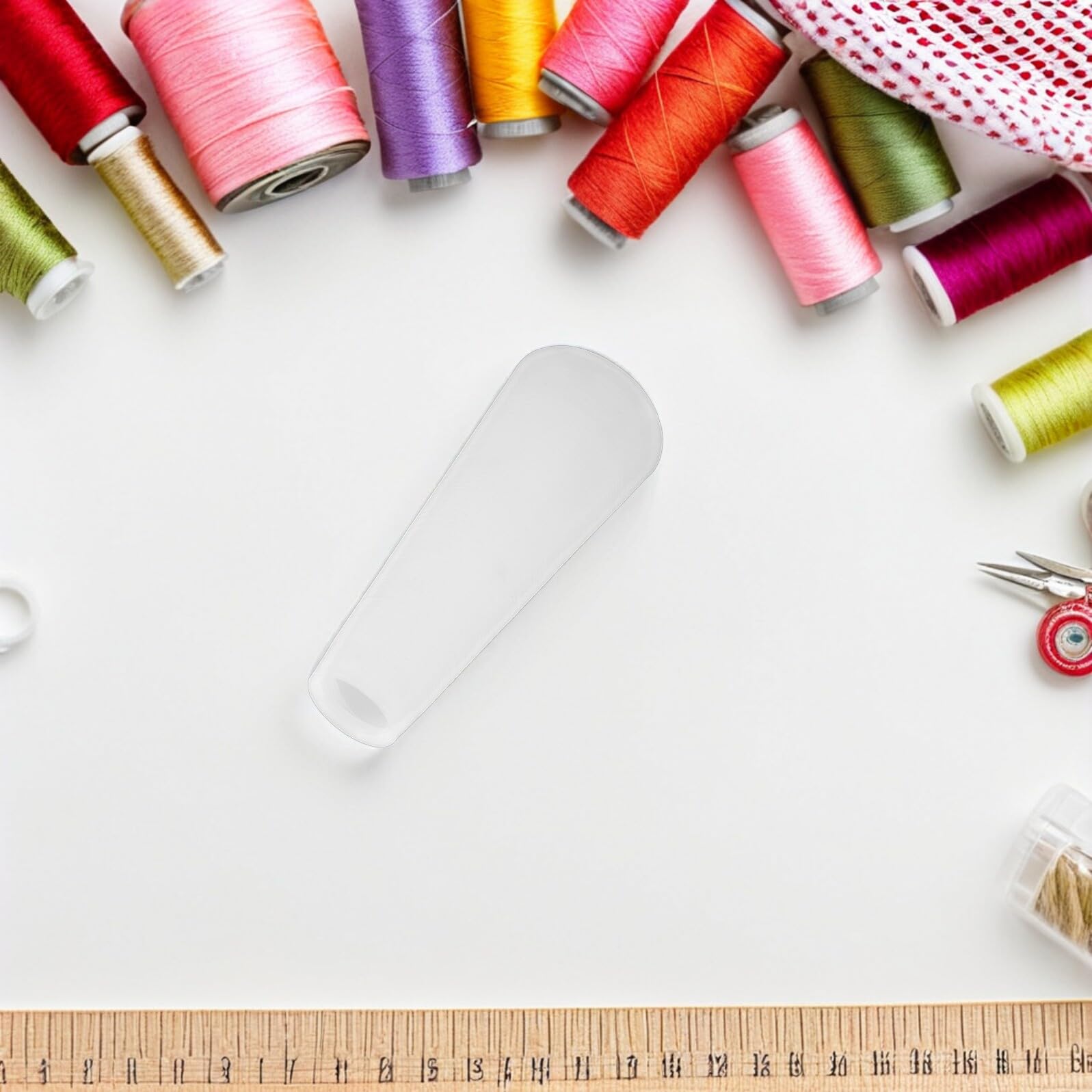 Leere Garnspulen aus Weißem Kunststoff 8 Stück Konische Wollwickelröhren für Stickgarn Kompatibel mit Garnwicklern Handarbeitszubehör zum Stricken Nähen