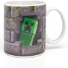 Vanilla Underground Minecraft Creeper Inside 11oz312ml Heat Changing Ceramic Grey Mug