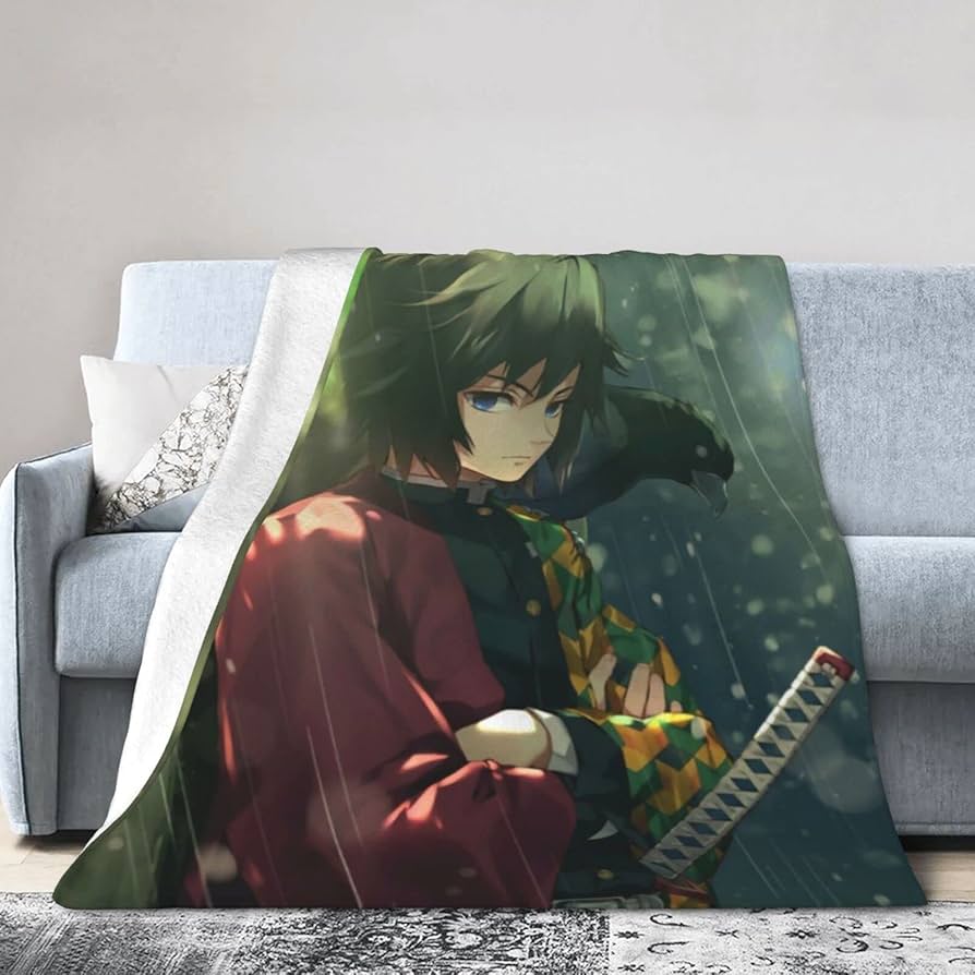 Amazon.co.jp: アニメ 鬼殺隊 冨岡義勇 とみおかぎゆう 毛布
