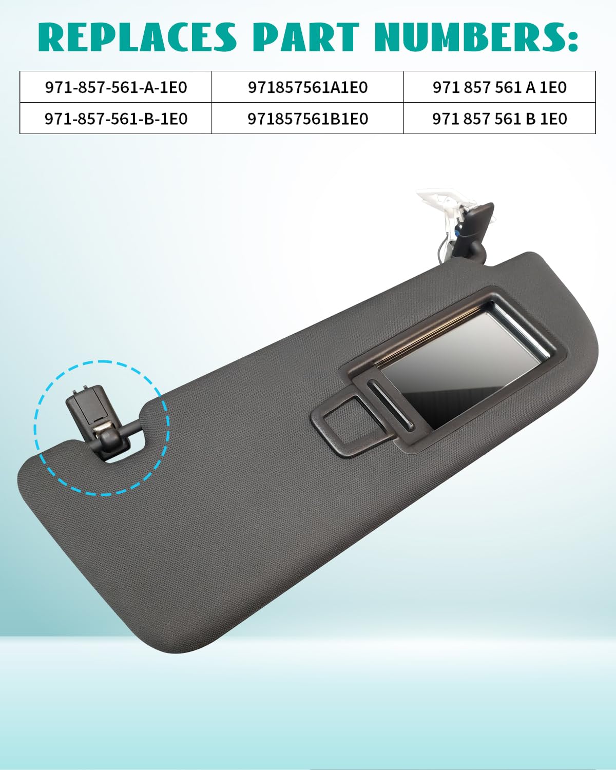 Springwillfly Sonnenblenden Clip - Ersatzteil Für Porsche Panamera 2016-2021