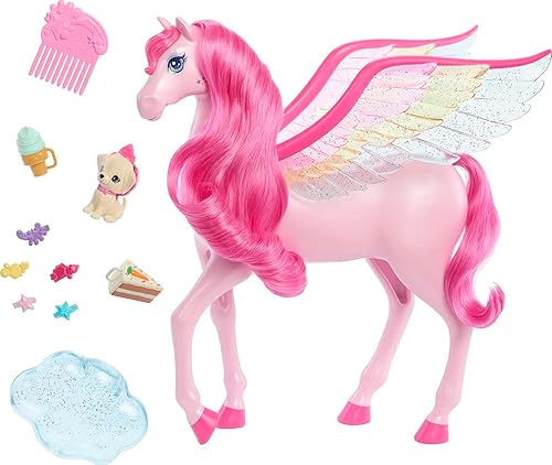 Miniatura 3 de Barbie Mattel Fairytale A Touch of Magic Pink Pegasus with Puppy