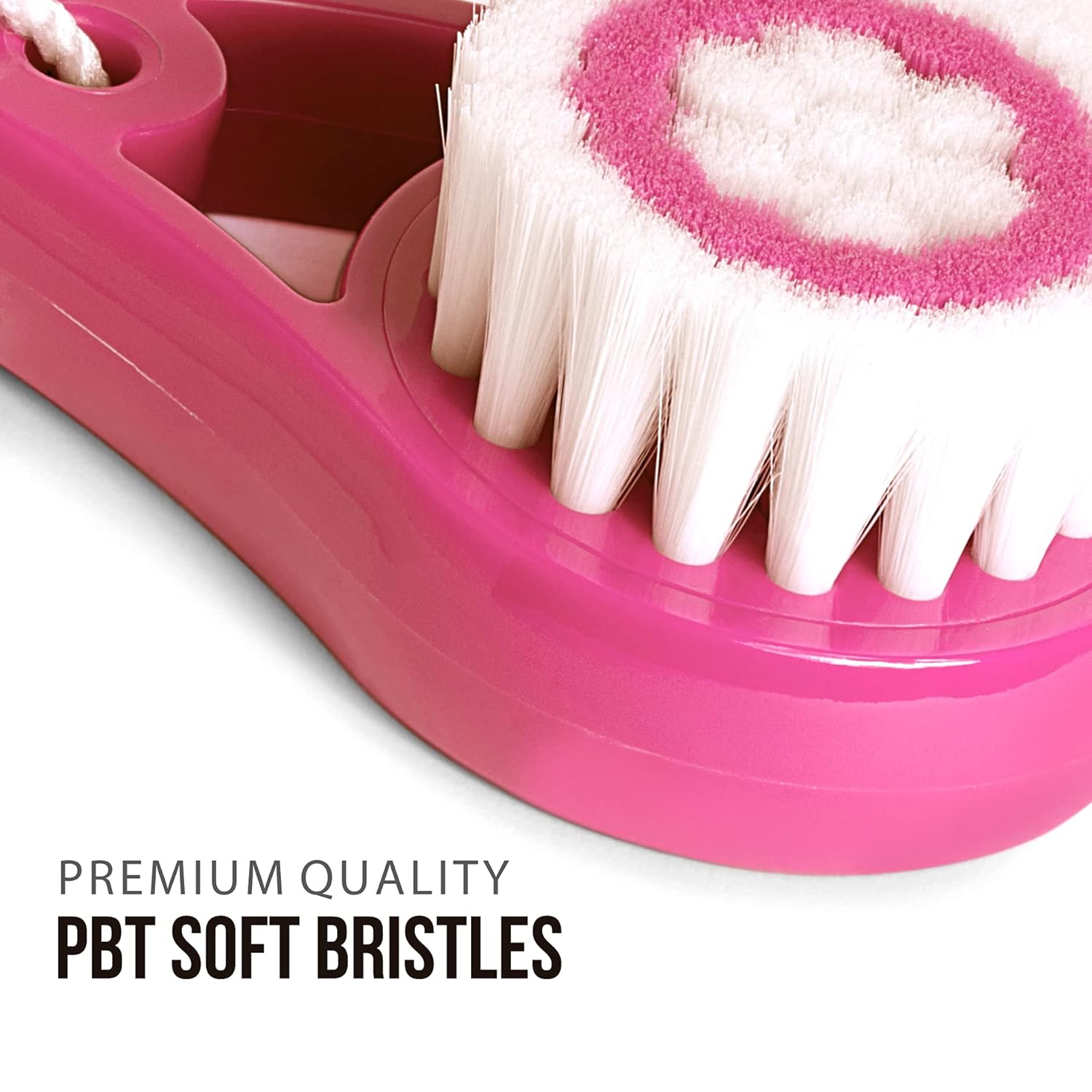 Exfoliating Cleansing Face Brush – Mini Manual Facial Scrubber Cleanser Brushes for Gentle Exfoliation, Soft Skin, Massage, Clean Pores – Small Handheld Non-Electric Exfoliator Skincare Tool (Pink) : Beauty & Personal Care