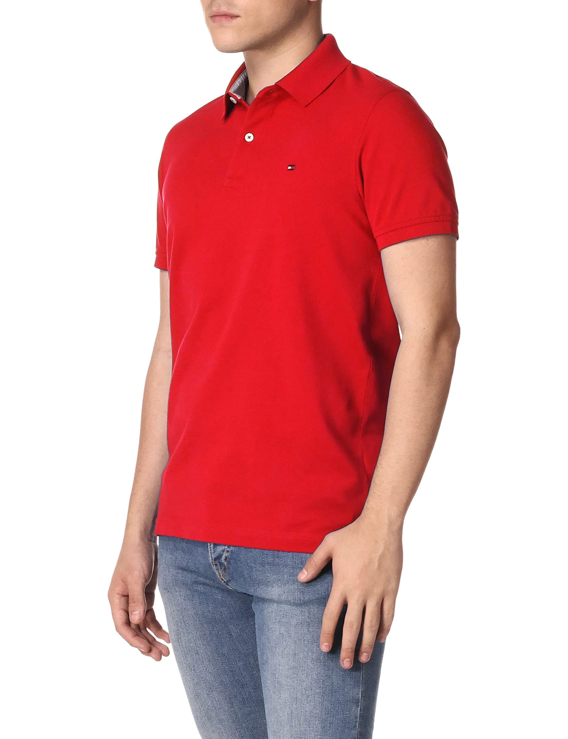 Tommy Hilfiger Polo M Stretch Slim Fit Tommy S/S Polo Uomo