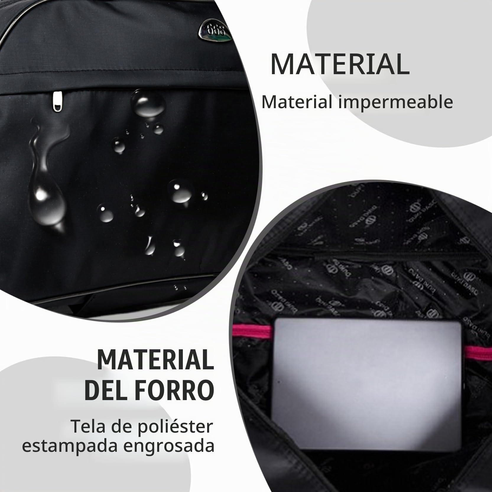 Bolsa de Lona Enrollable con Ruedas Bolsa de Lona de Gran Capacidad con Ruedas Bolso Impermeable con Ruedas y Mango de Llevar en la Bolsa Weekender Bolsas de Viaje de Moda para Mujeres y Hombres, Bol
