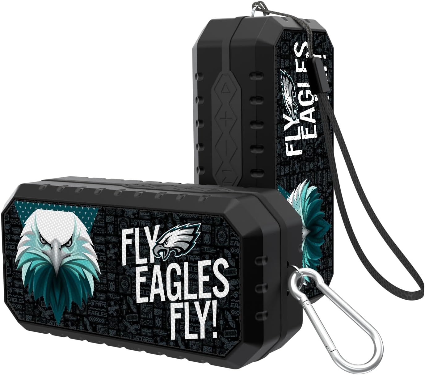 Keyscaper Black Philadelphia Eagles Water Resistant Bluetooth Speaker