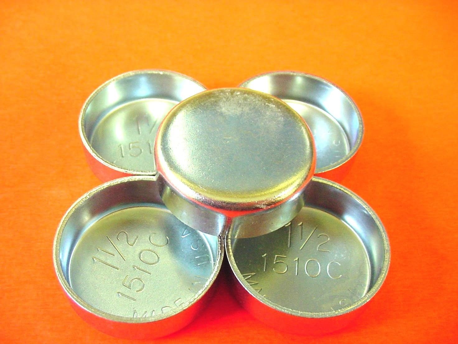 Fit for Ford 5pk 1-1/2" Freeze Expansion Plugs Zinc Plated Steel Engine Cylinder NOS