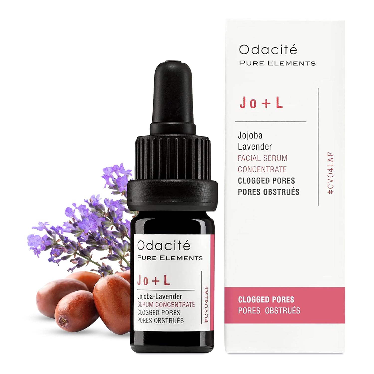 Odacité Acne Serum Concentrate for Face, Pore Cleanser Facial Oil for Skincare with Jojoba + Lavender – Clogged Pores Facial Serum Concentrate, Blackhead Remover Serum, 0.17 fl. Oz