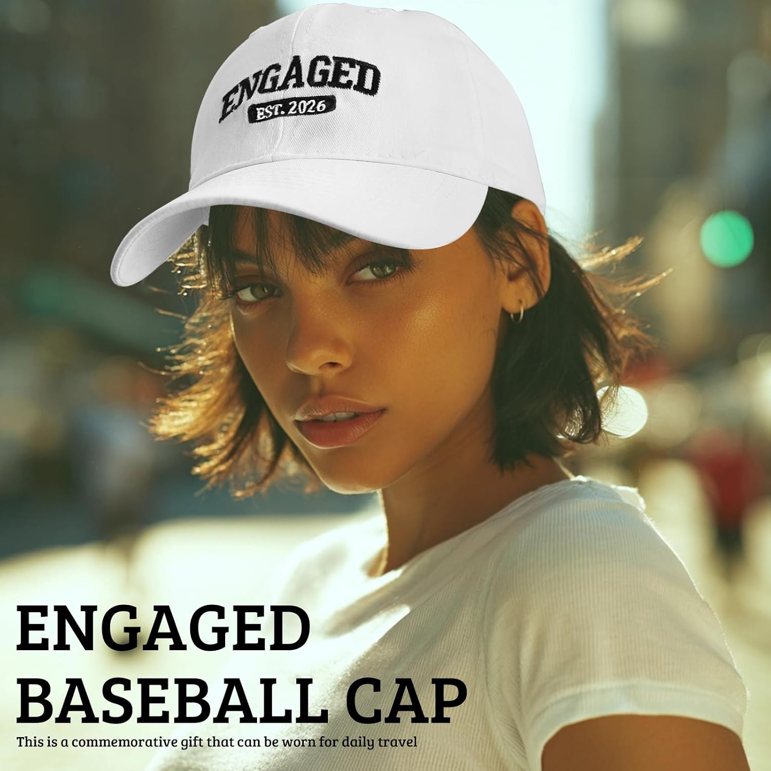 Bridal Shower Gifts for Bride Mother and Father, Adjustable Bride Hat for Wedding Engagement Bachelorette Party