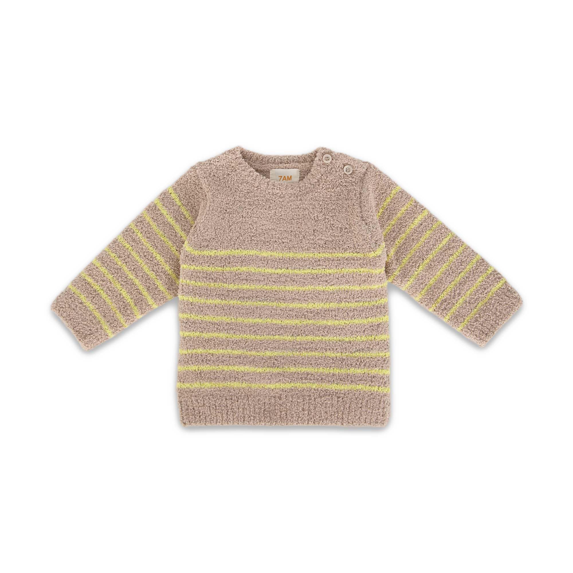 7AM Long Sleeve Baby Sweatshirts - Winter Baby Girl & Boy Pullover Sweater, Warm Long Sleeve Tops for Infants & Toddlers