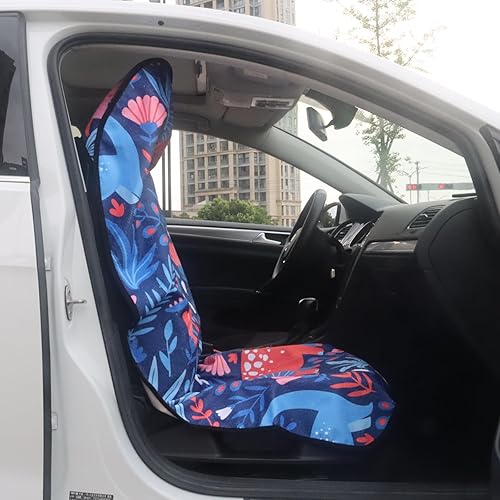 Miniatura 6 de Funda protectora de asiento de automóvil, para asientos delanteros, para entrenamiento de gimnasio, correr, natación, playa y senderismo,