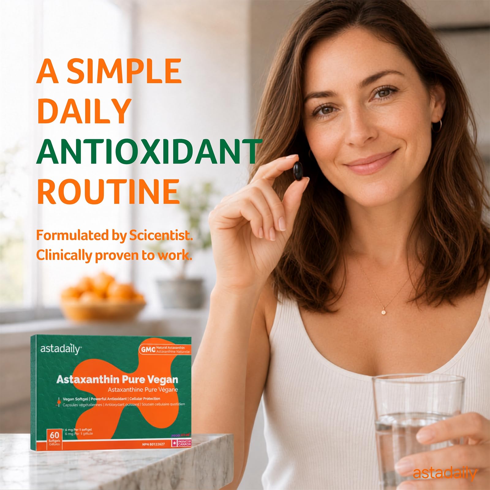 6mg Pure Astaxanthin 60 Softgels, Natural Antioxidant Supplement — Amazon image 6