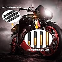 Vista 3 de Kinstecks - 4 luces direccionales de 12V para motocicleta, moto todoterreno y de cuatro ruedas