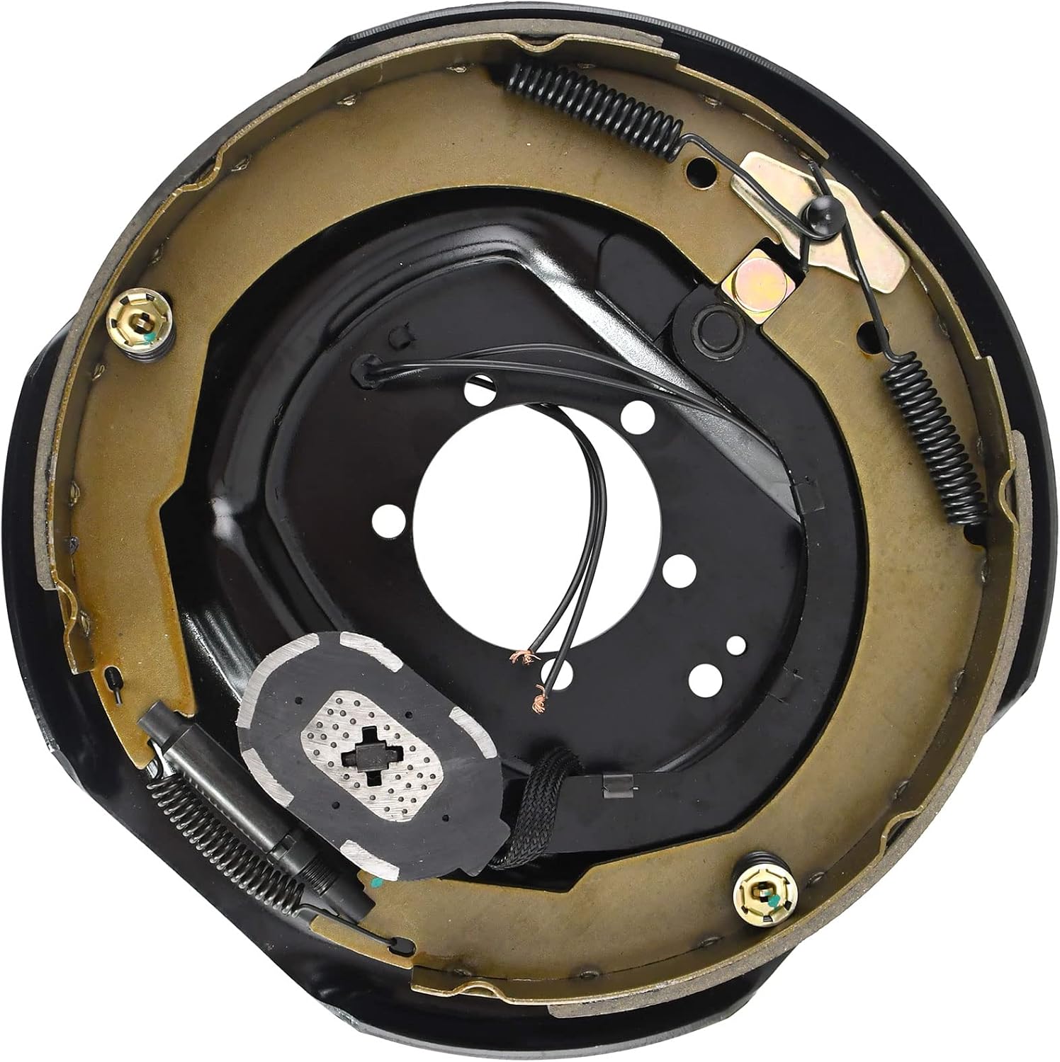 12x2 Electric Trailer Brake Assembly for 7000 lbs Axle Trailer Brakes, Right Hand Heavy Duty NOT Self-Adjusting Trailer Electric Brake Assembly 21005 77-10-2