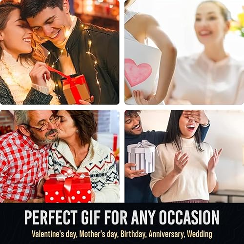 Miniatura 10 de Regalo para el día de San Valentín para ella rosa galaxia de cristal regalos de rosas para mujeres globo de rosa encantada flor de rosa de cristal