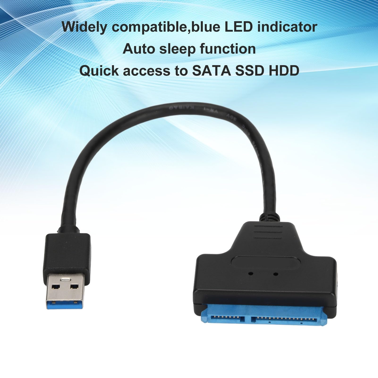 Adapter USB 3.0 na SATA, szybki dostęp 5 Gb/s do dysków twardych z interfejsem SATA 2,5 i 3,5 cala