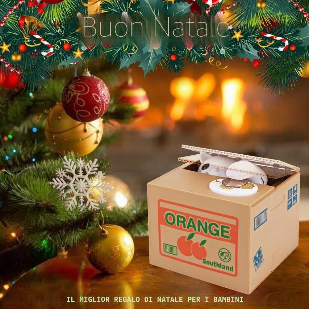 Automatico Elettrico Gatto Salvadanai per bambini, Regali per bambini Giocattoli per bambini, regalo di compleanno