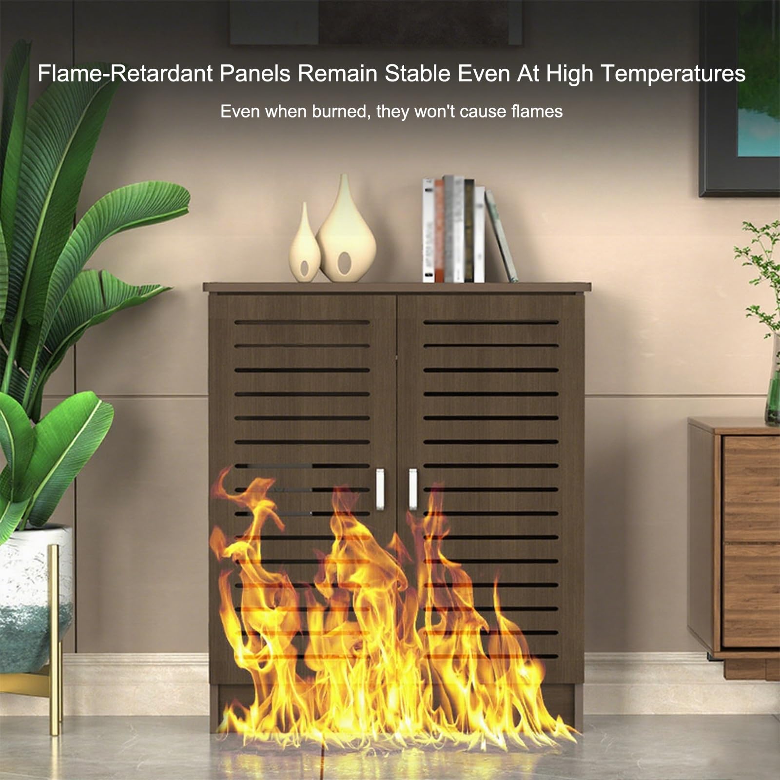 GSATREY Armoire de rangement pour routeur WiFi sans perçage pour routeur et câbles, parfaite pour chambre à coucher et salon (60 x 70 x 30 cm)