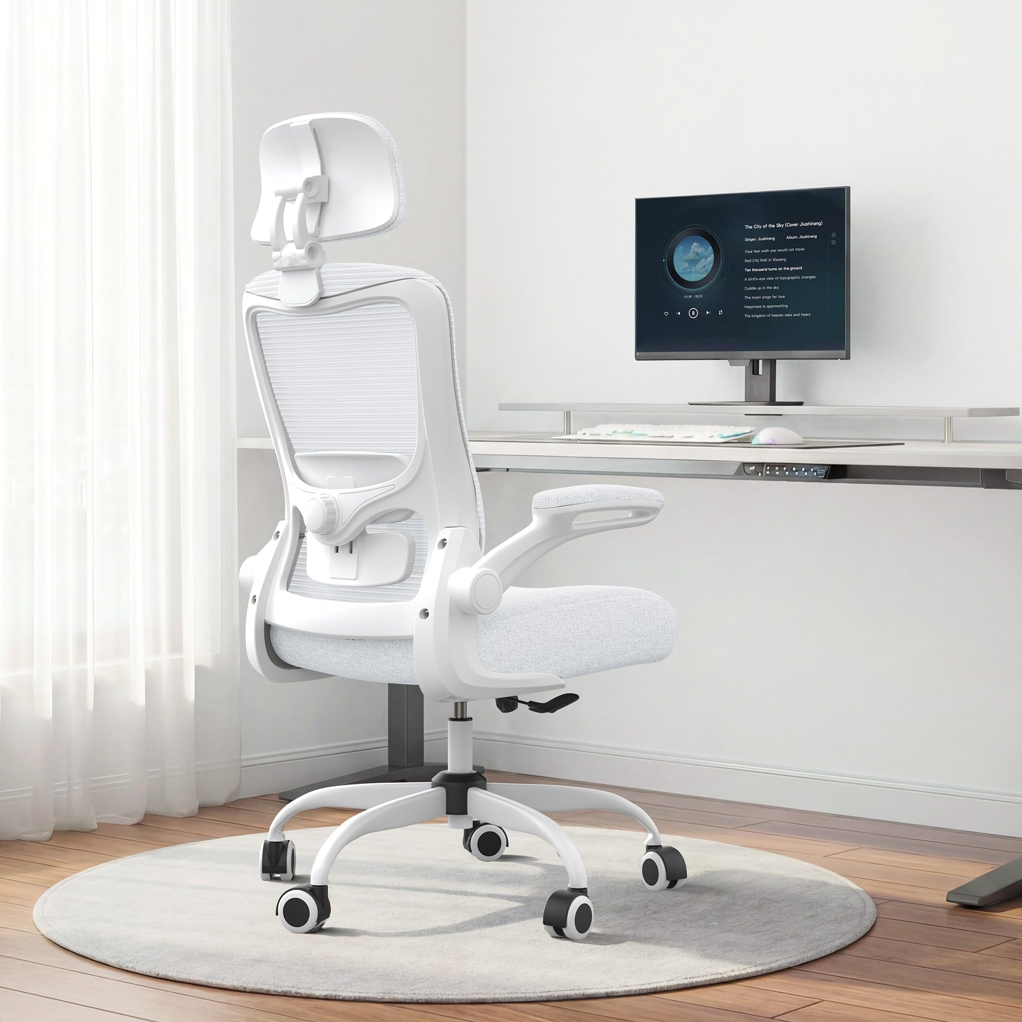 Zeonsit Ergonomic Office Chair White