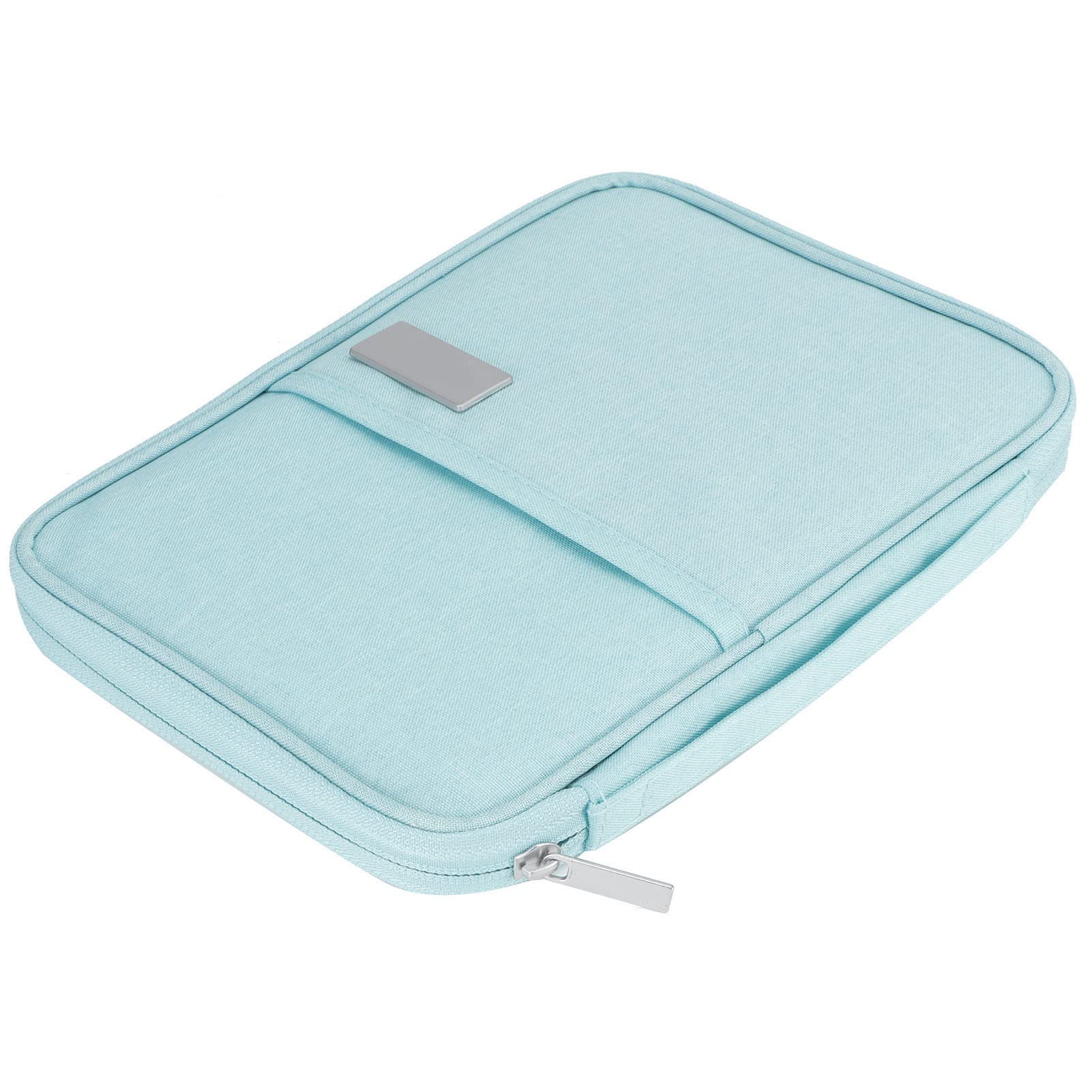 Cocoarm Porta Passaporto da Viaggio, Borsa per Passaporto in Tessuto Oxford con Cerniera, Scomparti Multipli per Passaporti Carte Carte d'imbarco Contanti, Organizer Portatile Impermeabile per